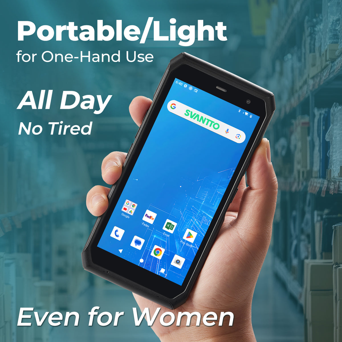 IPDA063 Android Barcode Scanner, Android 13 Barcode Scanner, 1D/2D/QR Honeywell Bar Code Scan Engine