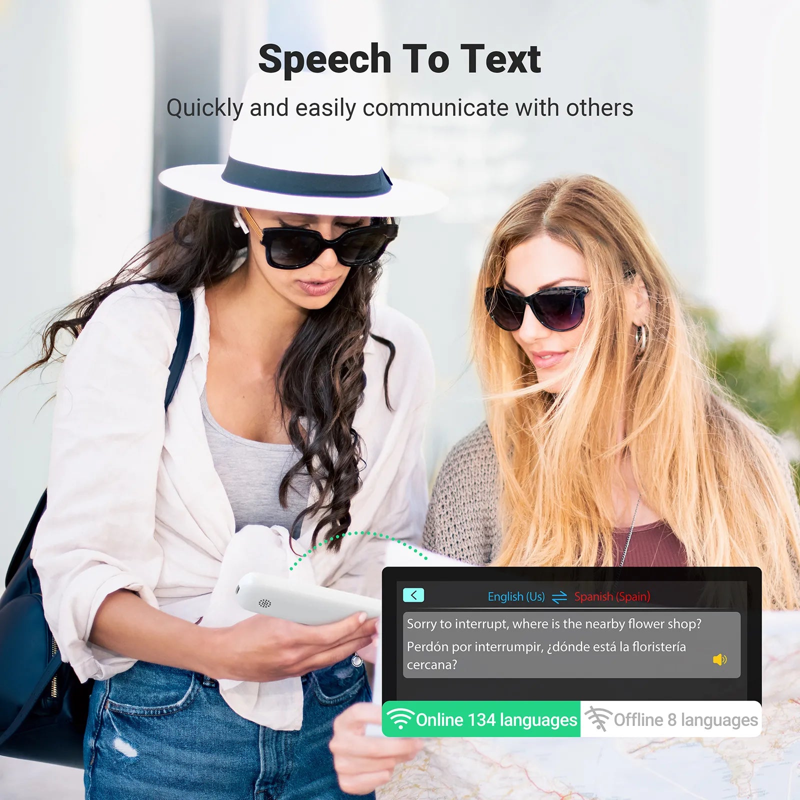SVANTTO pen scanner supports speech to text technology.
