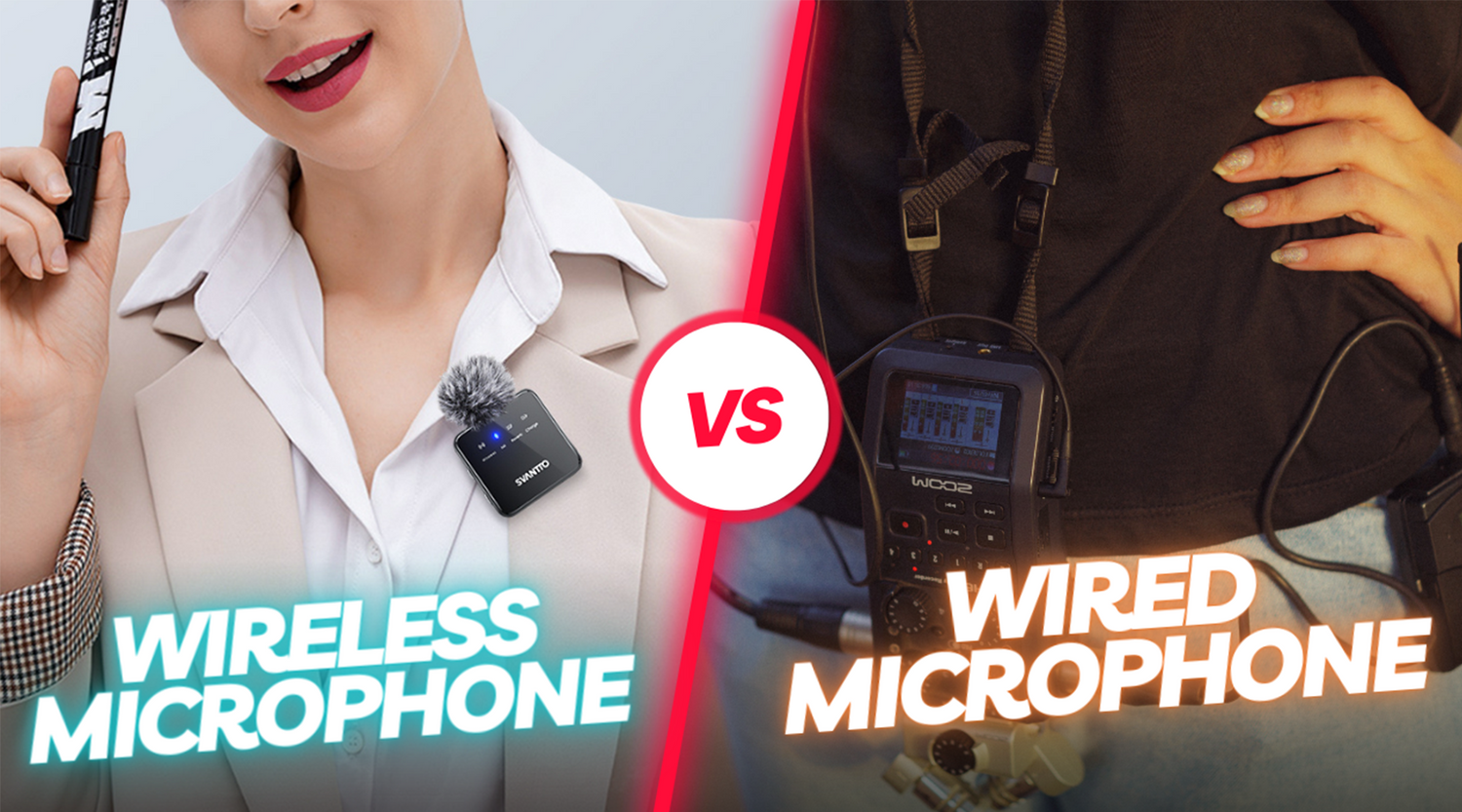How to Choose Between a Wired and Wireless Lavalier Microphone?