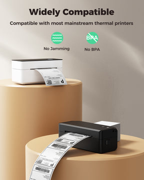 SVANTTO 4x6 Thermal Labels, Strong Adhesive and Perforated Shipping Labels, Thermal Printer Labels for Mailing Postage Address（500Pcs/Stack）