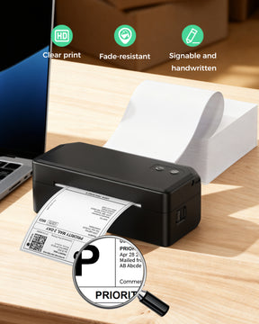 SVANTTO 4x6 Thermal Labels, Strong Adhesive and Perforated Shipping Labels, Thermal Printer Labels for Mailing Postage Address（500Pcs/Stack）