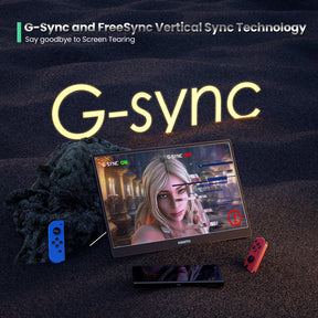 FreeSync portable gaming monitor, gaming portable monitor