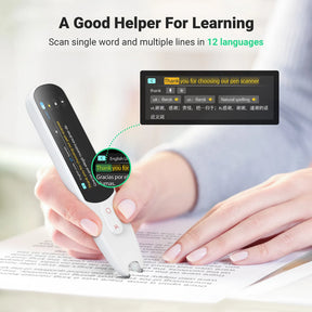 SVANTTO translator pen can scan single word and multiple lines.