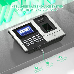 2022 Most Popular Finger Scan, RFID, and PIN Punching in One Intelligent Time Card Machine IAM03 SVANTTO shift time table. Intelligent attendance system export reports automatically. Summary of attendance, shift time table, management log table.
